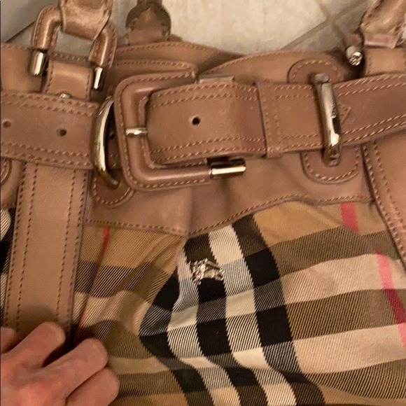 Burberry top handle purse - Picture 3 of 6